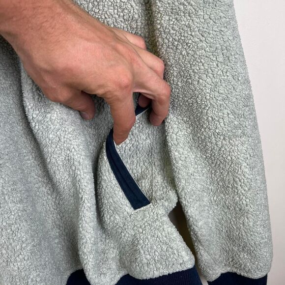 Patagonia Men's Shearling Button Fleece Pullover Size XL - Picture 3 of 5